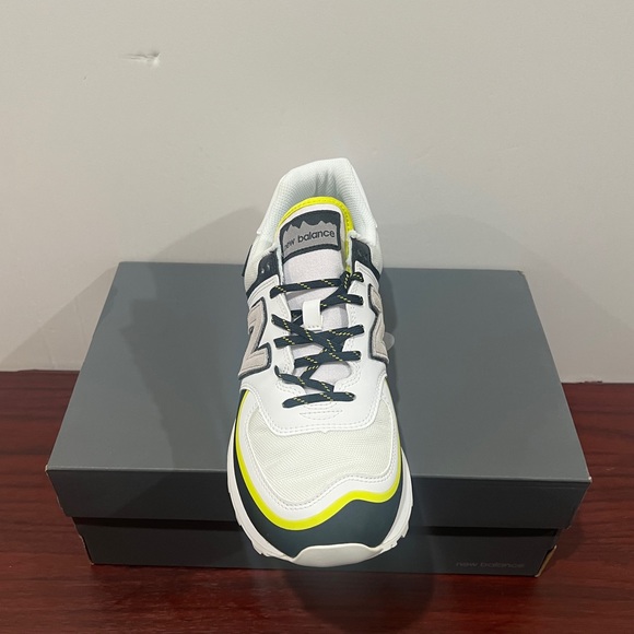 New Balance 574, U574TE2, White, Black & Green - Picture 4 of 14